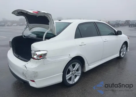 2013 Toyota Corolla S z USA, uszkodzony, nr VIN 5YFBU4EEXDP224221